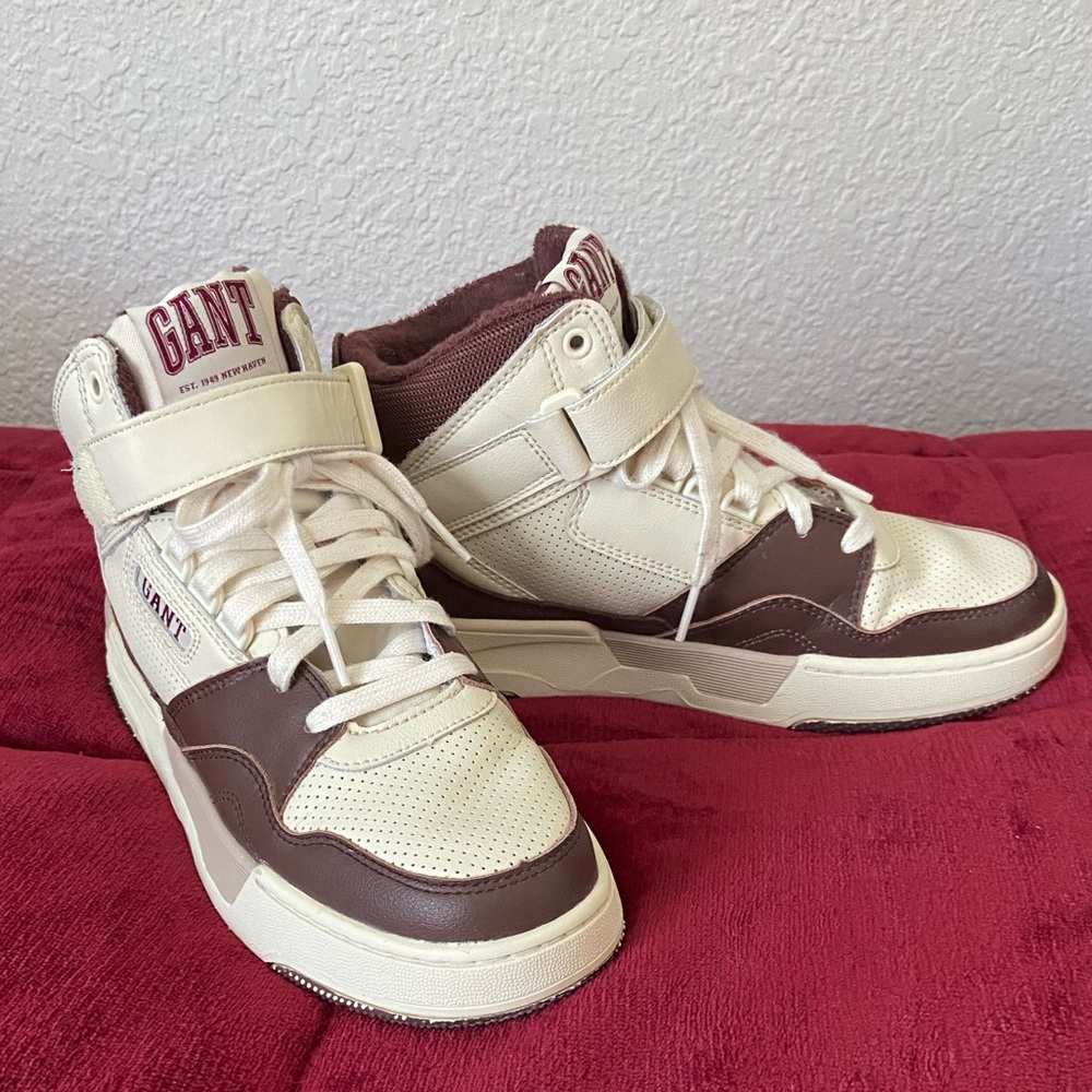 Gant Ellizy High Top in Cream/Brown